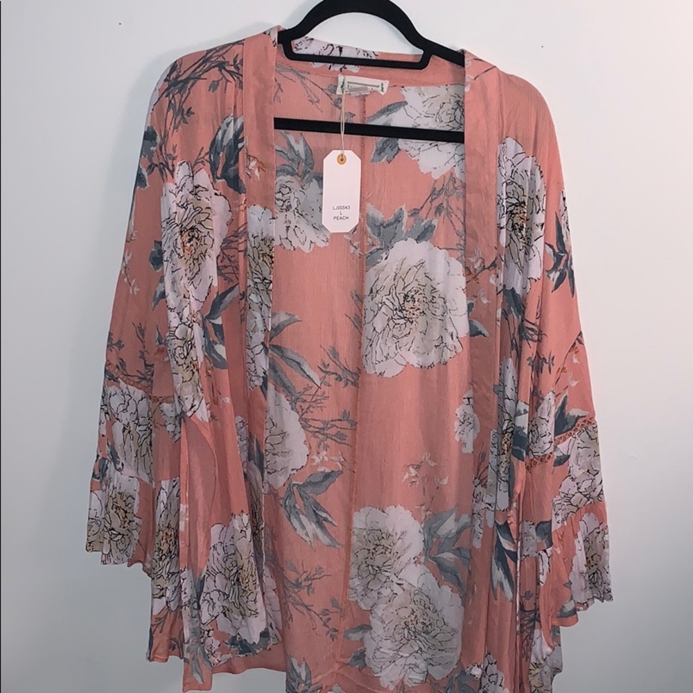 NWT Floral Kimono